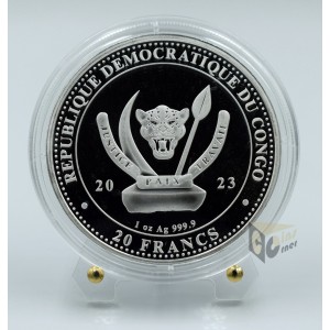 Congo 2023 Ocean Rays - World's Wildlife 1 Oz Colorized