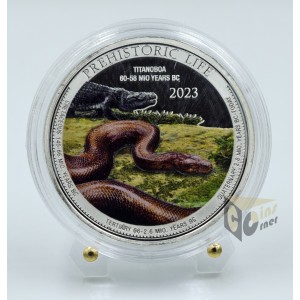 Titanoboa - Prehistoric Life 1 Oz Colorized - 2023 Congo