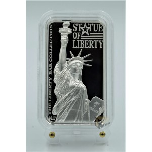 Statue of Liberty - 2 Oz Proof - 2017 Cook Islands 