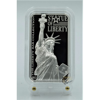 Statue of Liberty - 2 Oz Proof - 2017 Cook Islands 