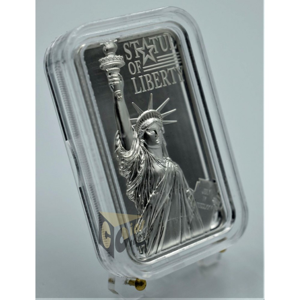 Statue of Liberty - 2 Oz Proof - 2017 Cook Islands 