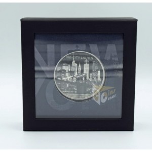 Cook Islands 2022 New York Big City Lights 1 Oz Silver Proof Coin 