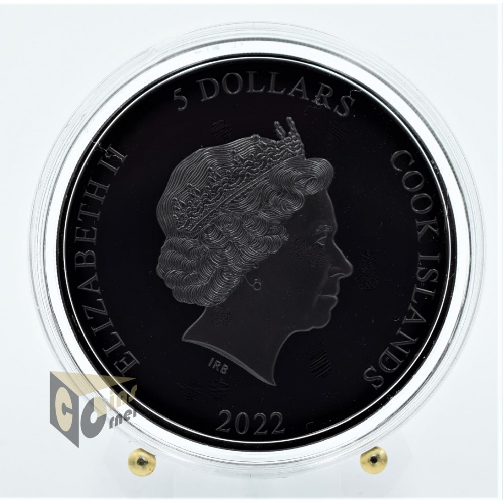 Iron Maiden the Number of the Beast- 1Oz - 2021 Cook Islands 