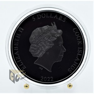 Iron Maiden the Number of the Beast- 1Oz - 2021 Cook Islands 