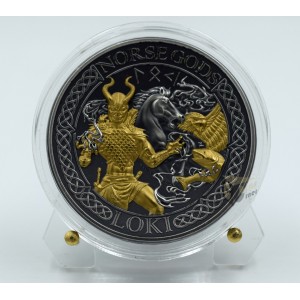 Loki Norse Gods - 2 Oz - 2022 Cook Islands 