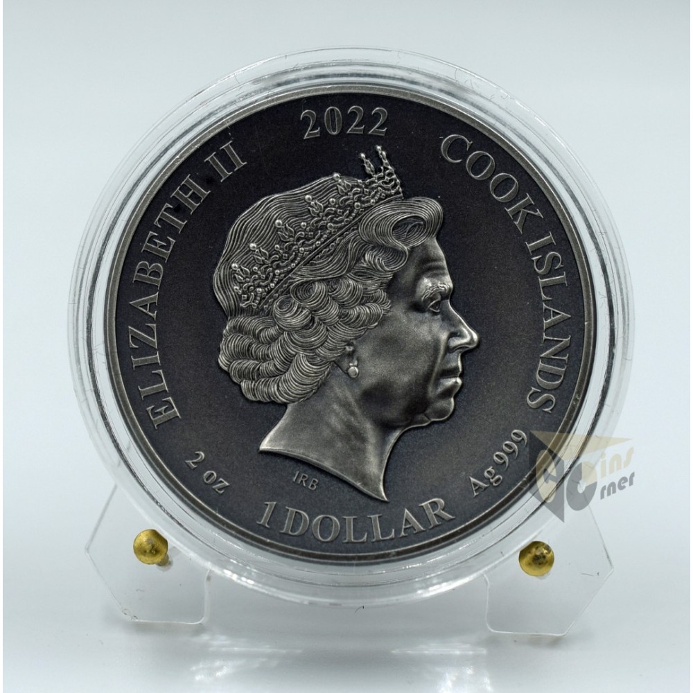 Loki Norse Gods - 2 Oz - 2022 Cook Islands 