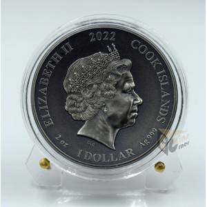 Loki Norse Gods - 2 Oz - 2022 Cook Islands 