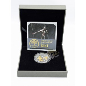 Loki Norse Gods - 2 Oz - 2022 Cook Islands 
