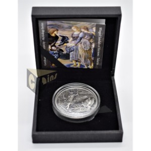 Talaria Winged Sandals of Hermes - 2 Oz Piedfort - 2019 Cook Islands 