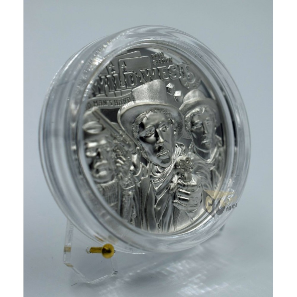 Cook Islands 2024 Wild West Legends 1 Oz Silver Proof High Relief Coin 