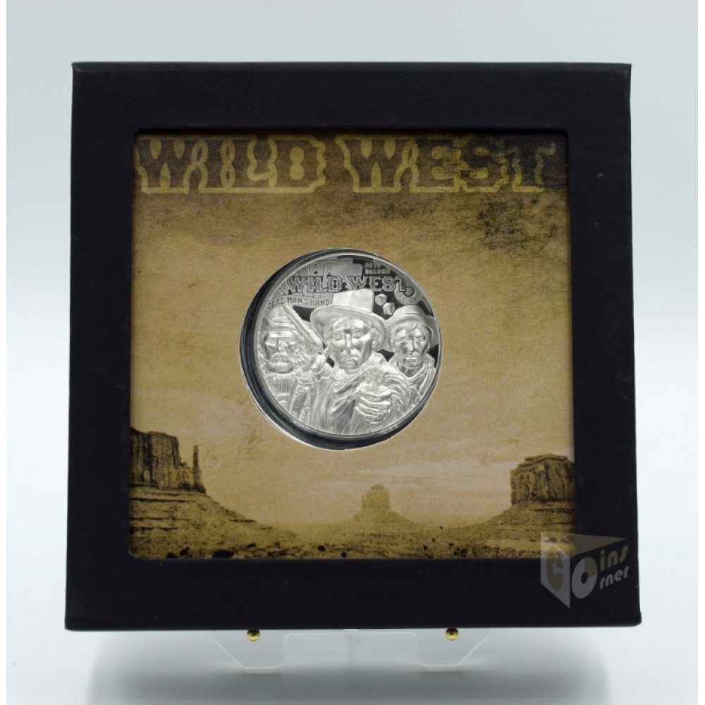 Cook Islands 2024 Wild West Legends 1 Oz Silver Proof High Relief Coin 