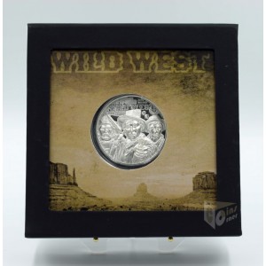 Cook Islands 2024 Wild West Legends 1 Oz Silver Proof High Relief Coin 