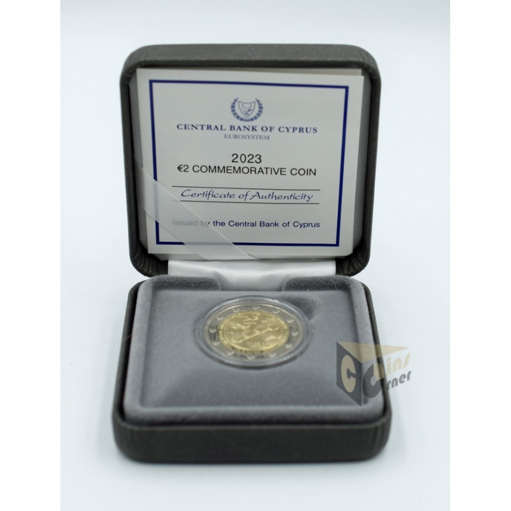 Cyprus 2023 - 2 Euro Proof 60th Anniversary of Cyprus Central Bank
