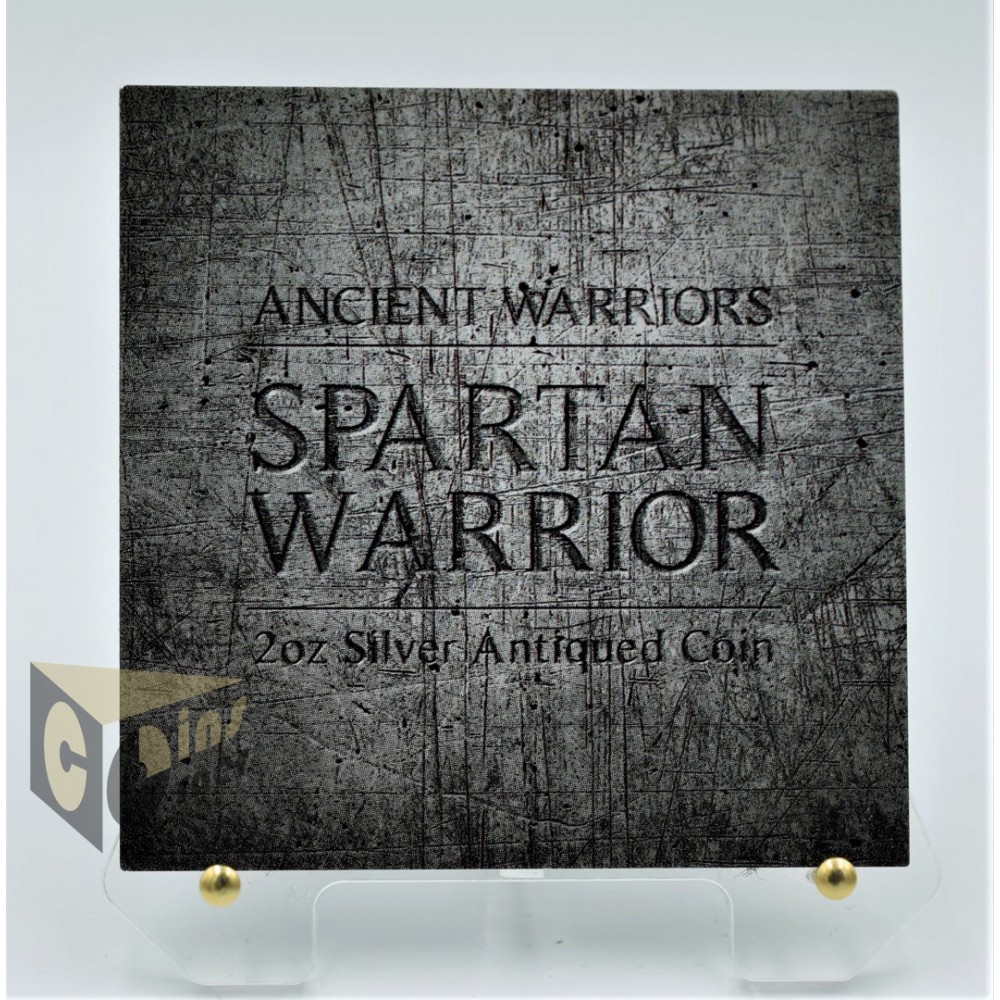 Spartan Mask Ancient Warriors 2 Oz- 2021 Fiji