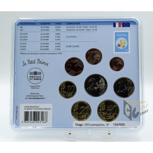 France 2021 - FDC Euro Set The Little Prince 75 anniversary Boy Birth (Rare)