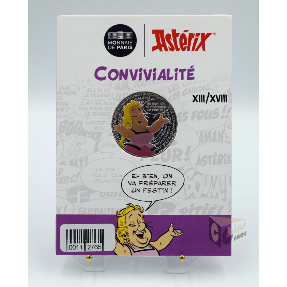 France 2023 - Asterix Conviviality 10 Euro Silver Coin