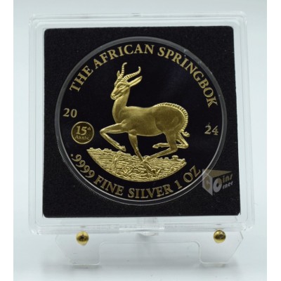 Gabon 2024 Springbok Golden Enigma Collection 1 Oz Silver Coin