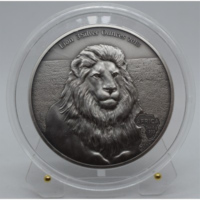 Lion 3 Oz - 2013 Gabon