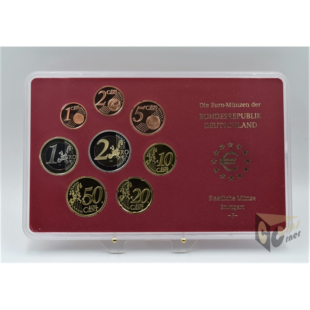 Germany 2002 - Proof Euro Stuttgart Mint (F)