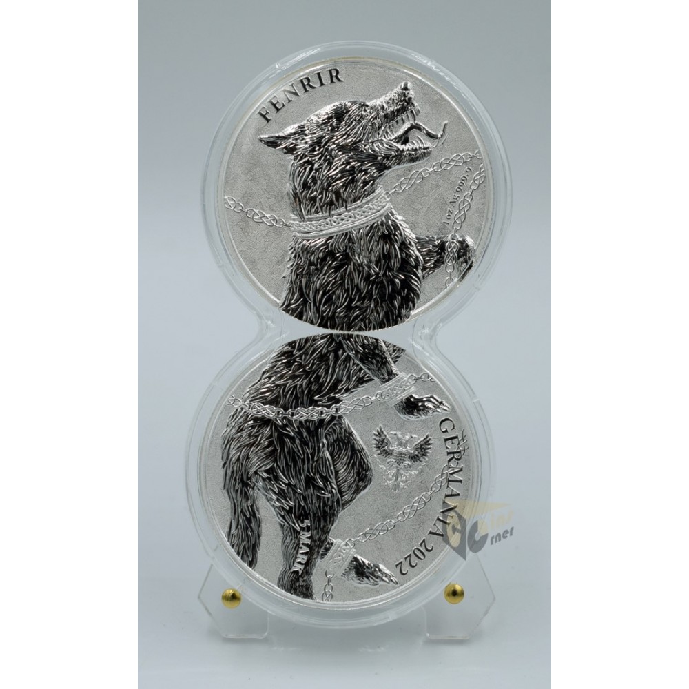 Fenrir Germania Beasts 2 x 1 Oz Silver Coin - 2022 Germany