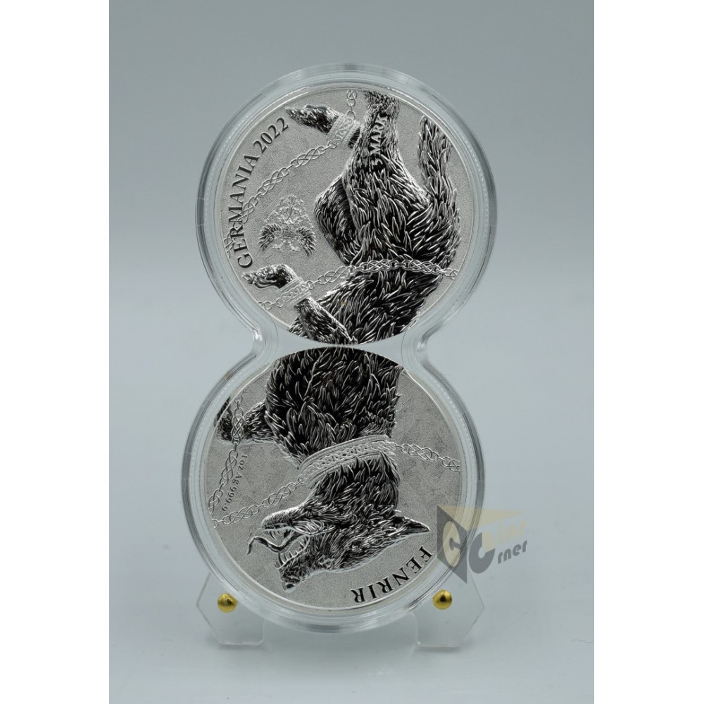 Fenrir Germania Beasts 2 x 1 Oz Silver Coin - 2022 Germany