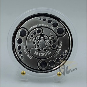 Ghana 2023 Alien Invasion 1 Oz Silver Coin