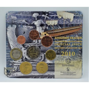 Greece 2010 - FDC Euro Set Athenian Trireme