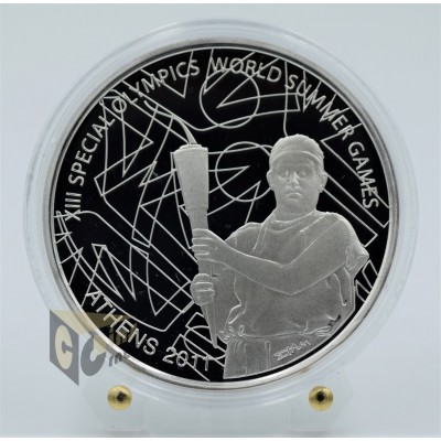 Torch-bearer Special Olympics - Silver Proof - 2011 Greece