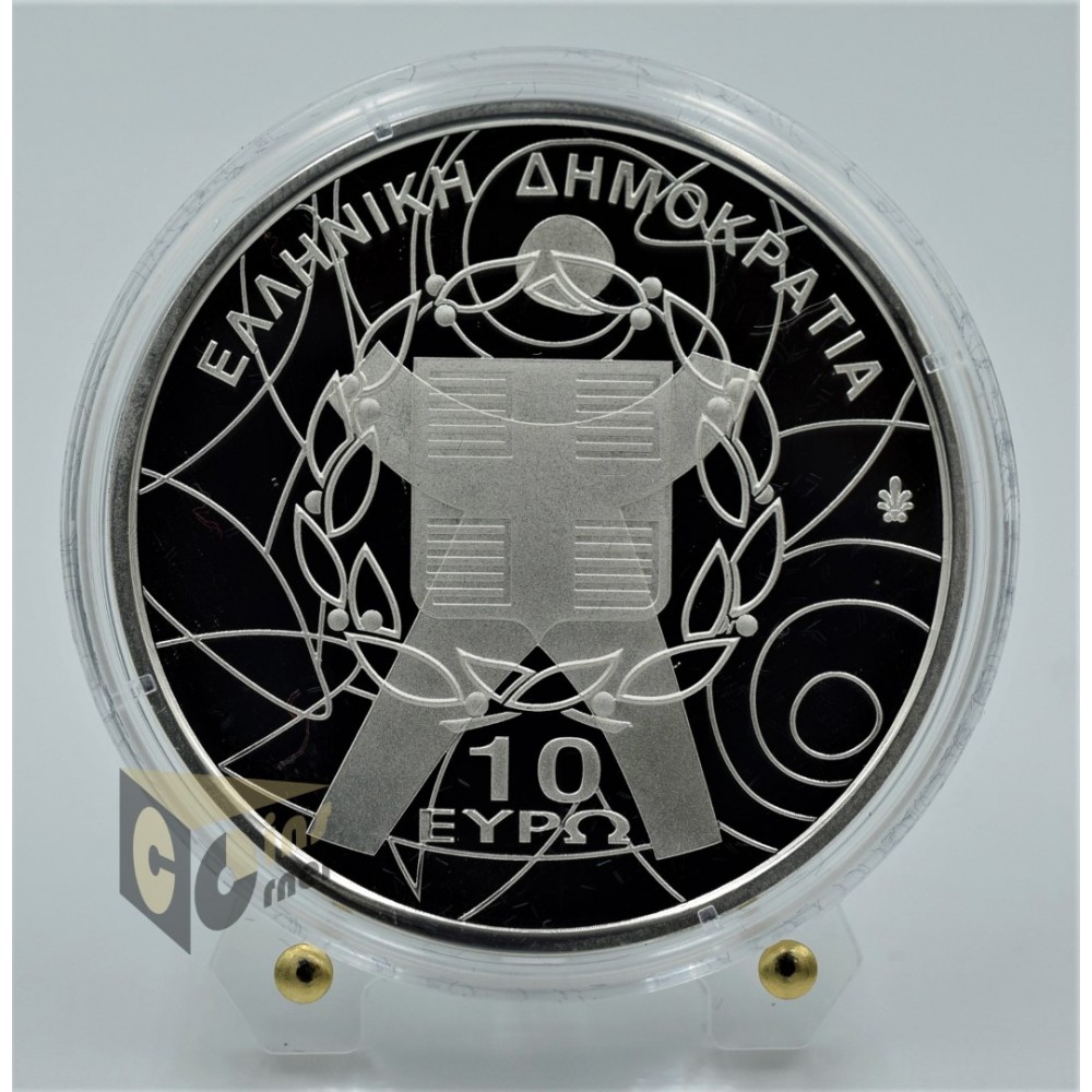 Torch-bearer Special Olympics - Silver Proof - 2011 Greece
