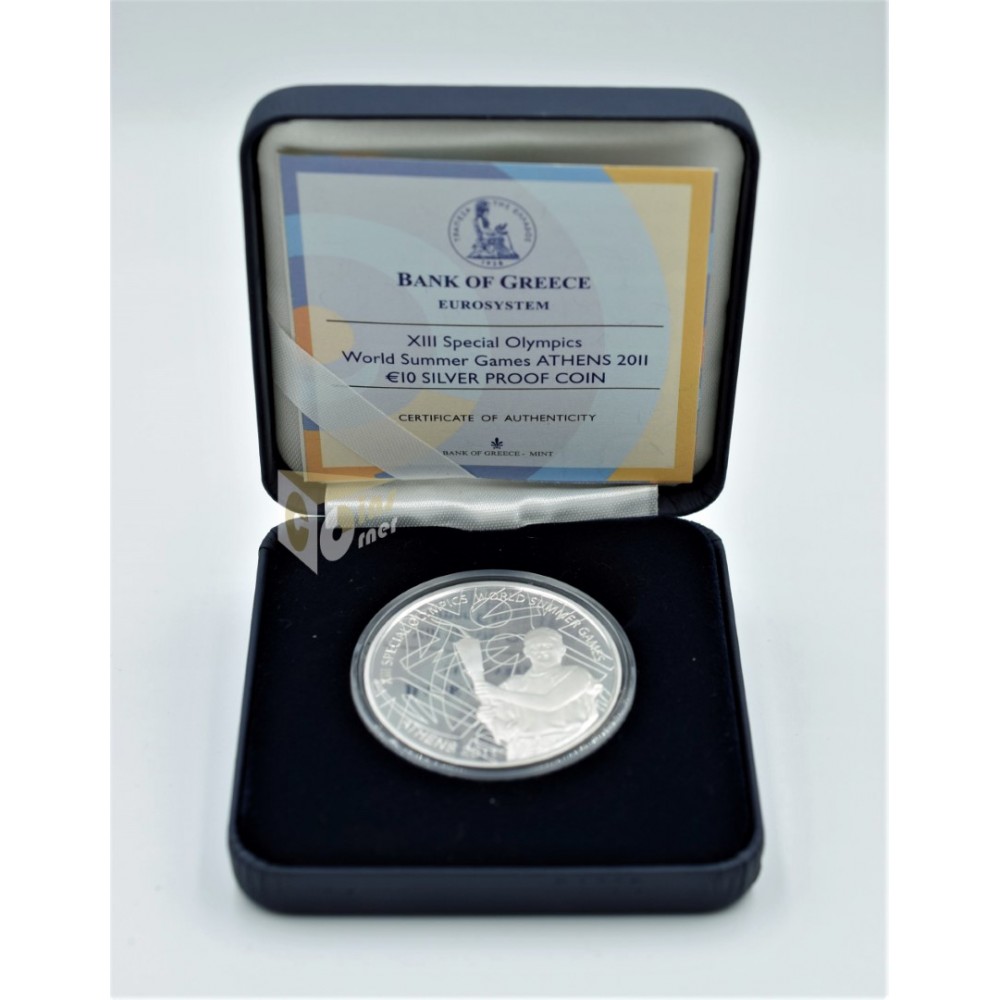 Torch-bearer Special Olympics - Silver Proof - 2011 Greece