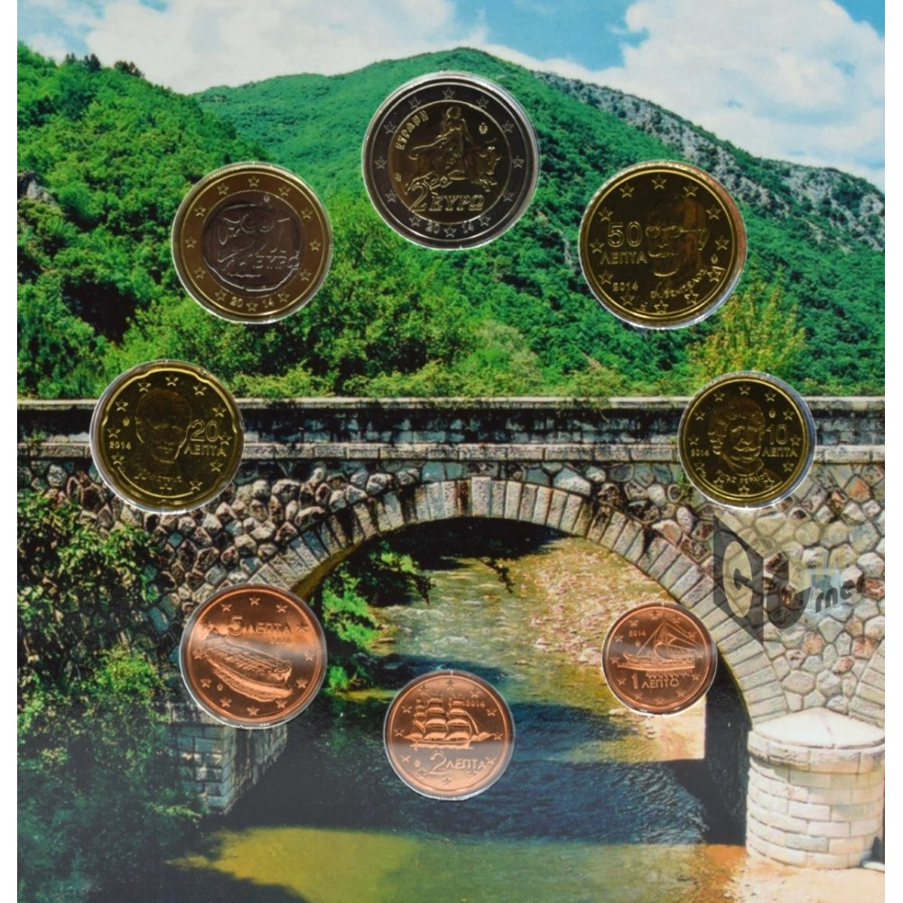 Greece 2014 - FDC Euro Set Thraki