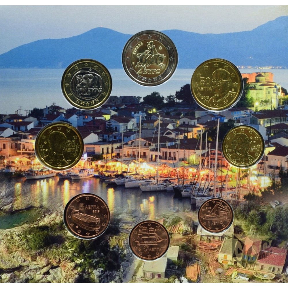 Greece 2019 - FDC Euro Set Samos