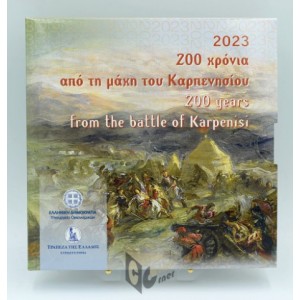 Greece 2023 200 Years From the Battle of Karpenisi 5 euro Proof Like Silver Coin