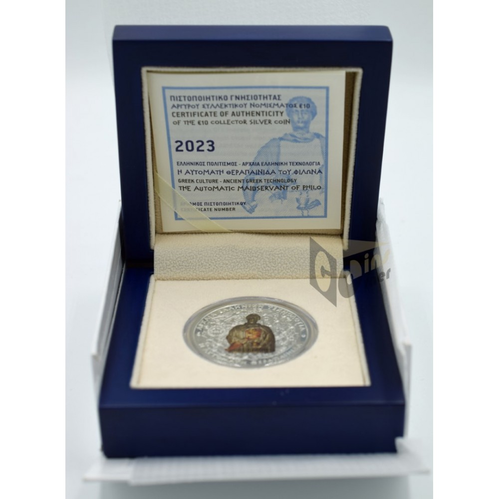 The Automatic Maidservant of Philo - Silver Proof - 2023 Greece