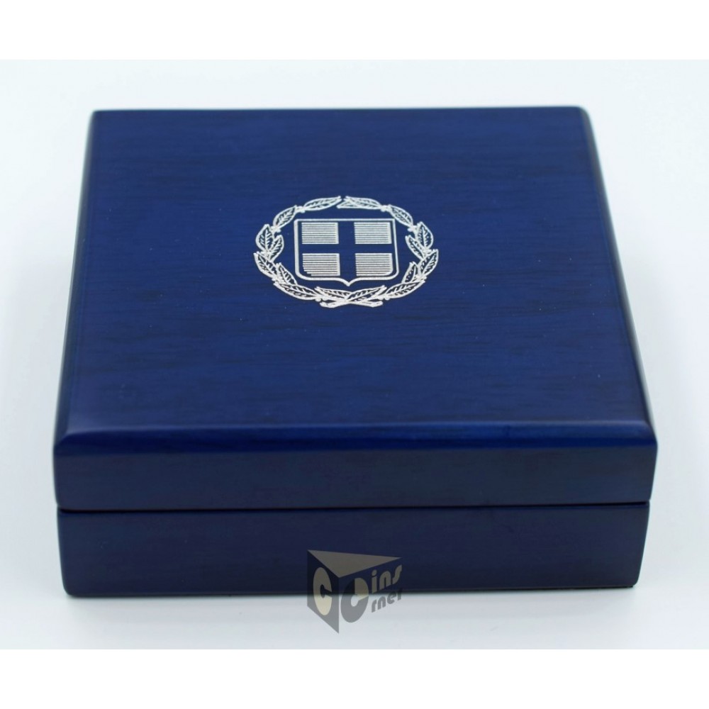 Greece 2024 20 Years From the Athens 2004 Olympics 10 Euro Proof Colorized Silver Coin