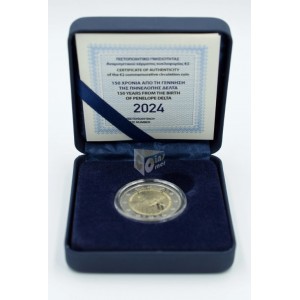 Greece 2024 150 Years from the Birth of Penelope Delta 2 Euro Proof Coin