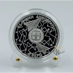 Greece 2024 150 Years of the Universal Postal Union 6 Euro Proof Colorized Silver Coin