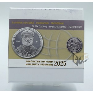 Greece 2025 Eratosthenes Mathematicians Silver Proof Coin