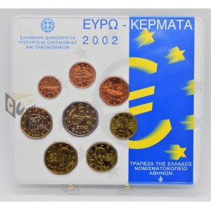 Greece 2002 - FDC Euro Set 