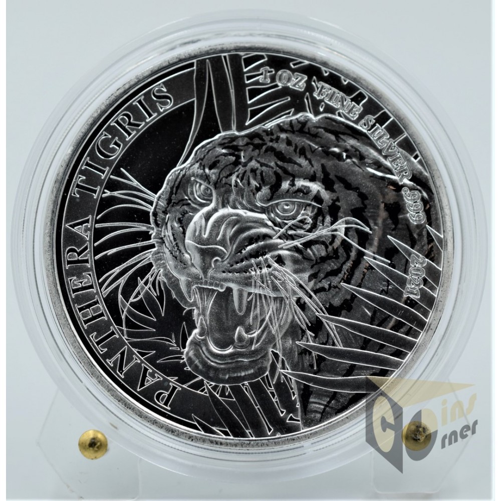 Panthera Tigris 1 Oz - 2021 Laos