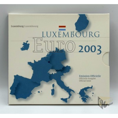 Luxembourg 2003 - FDC Euro Set 100 years Adolphe Bridge - Pont Adolphe