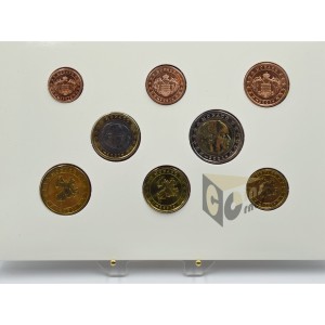 Monaco 2001 - FDC Euro Set 