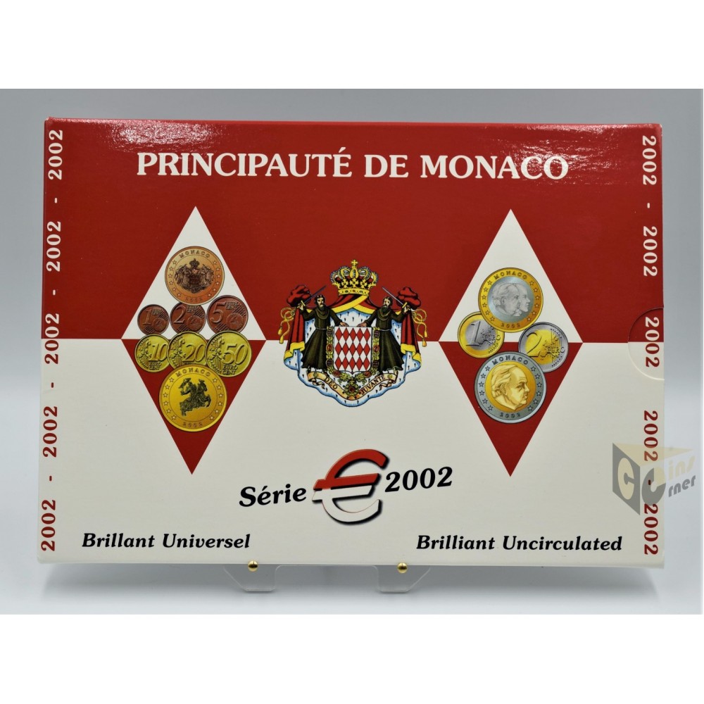 Monaco 2002 - FDC Euro Set 