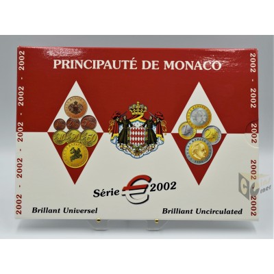 Monaco 2002 - FDC Euro Set 