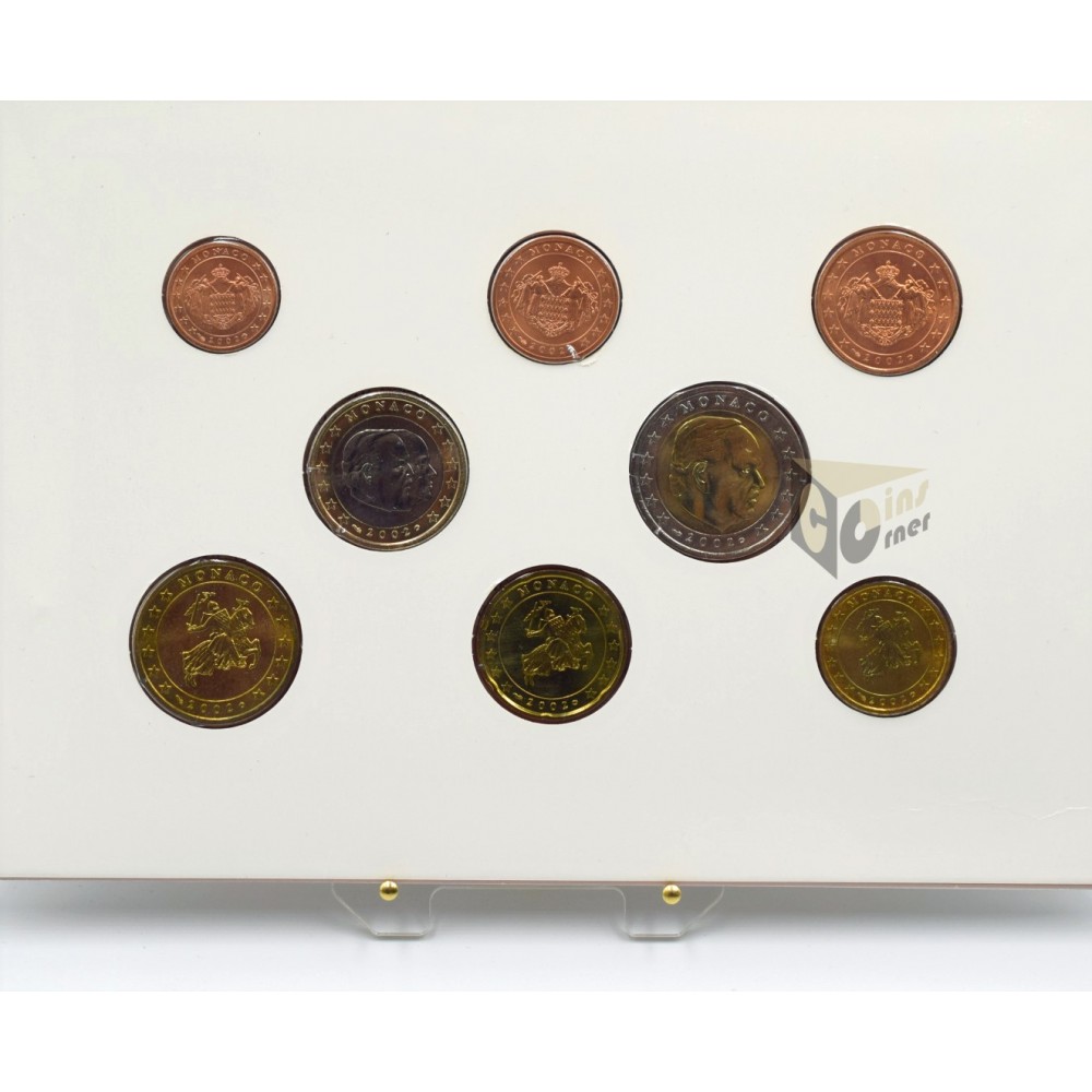 Monaco 2002 - FDC Euro Set 