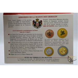 Monaco 2002 - FDC Euro Set 