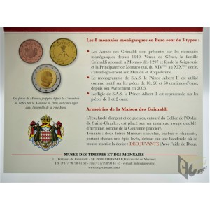 Monaco 2009 - FDC Euro Set 