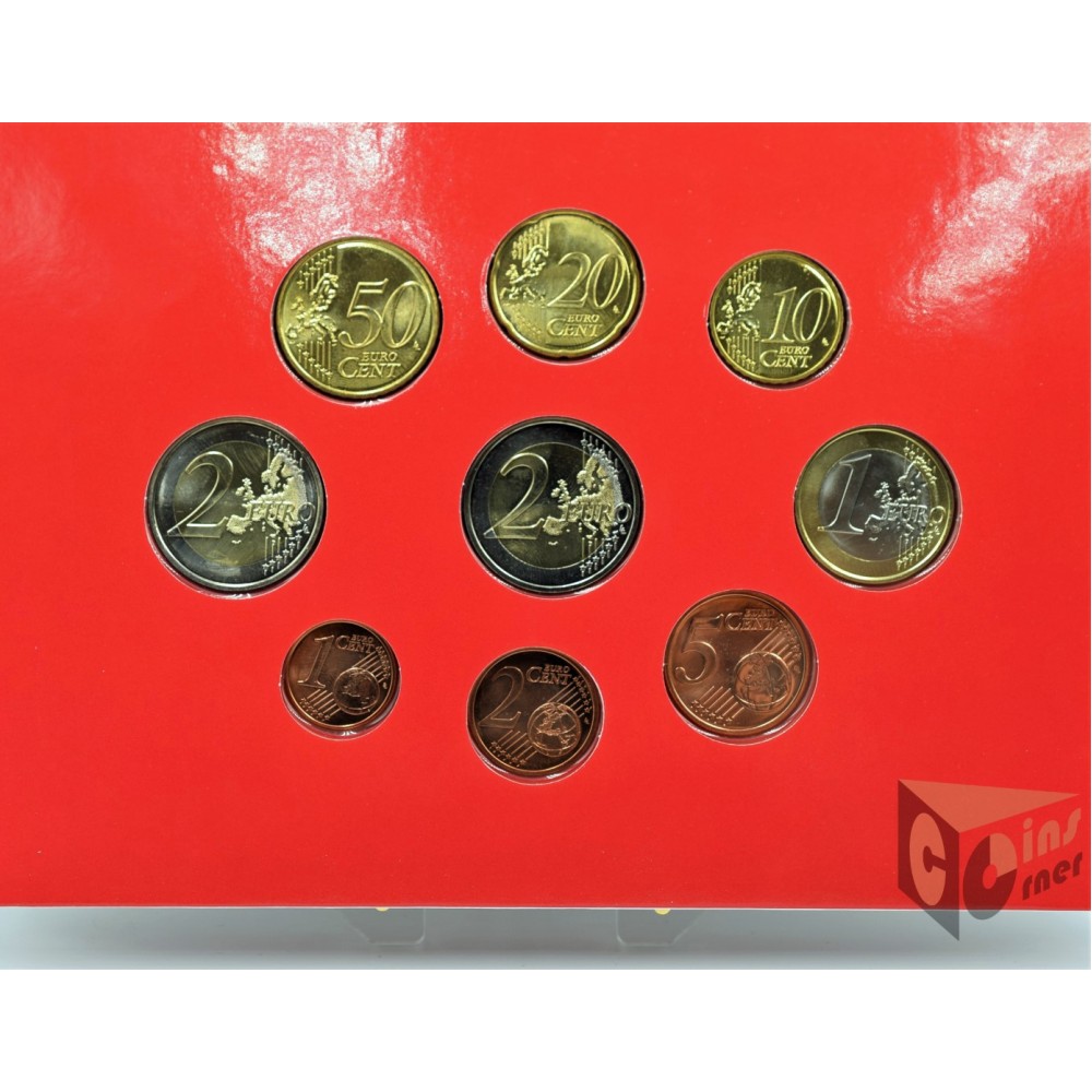 Monaco 2011 - FDC Euro Set with 2 Euro Wedding commemorative coin