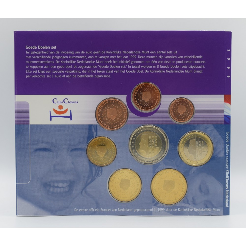 Netherlands 1999 - FDC Euro Set Clinic Clowns