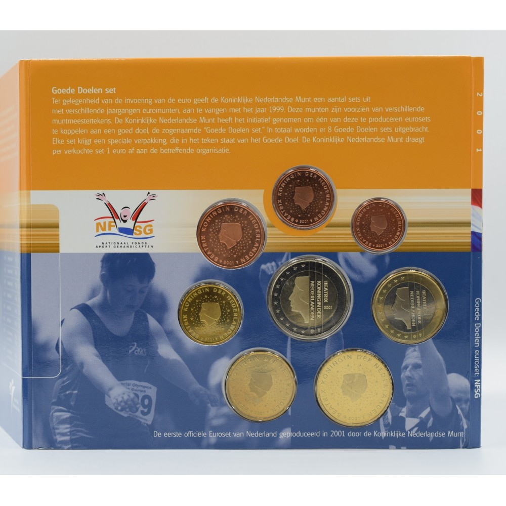 Netherlands 2001 - FDC Euro Set Paralympic Sports